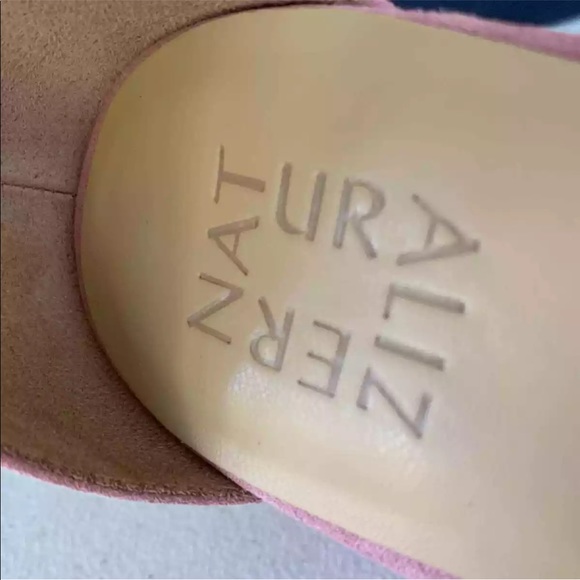 Naturalizer London Rosewood fabric Ankle Strap Wedge Sandals Women's size US 9.5 - Picture 8 of 9